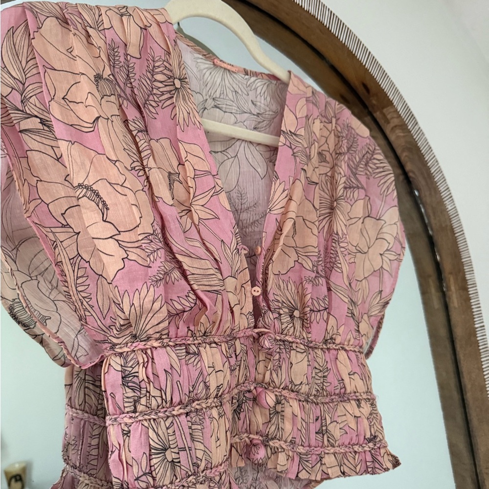 NWOT Alexis Floral Blouse